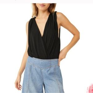Free People Night Owl Bodysuit NWT Small